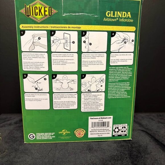 NEW Gemmy Glinda the Good Witch Wicked Stylized Airblown Yard Inflatable - Picture 3 of 8